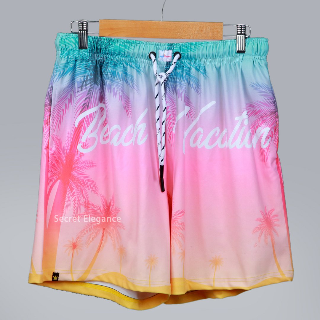 Secret Elegance Men Shorts Beach Vacation Front