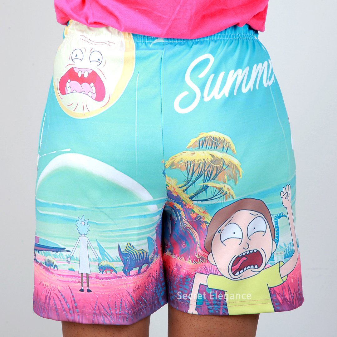 Secret Elegance Women Shorts Summer Back