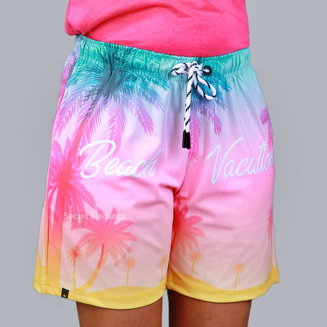 Secret Elegance Women Shorts Beach Vacation Side Secret Elegance Women Shorts Beach Vacation Side