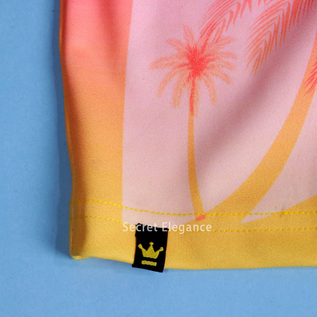 Secret Elegance Men Shorts Beach Vacation Crown